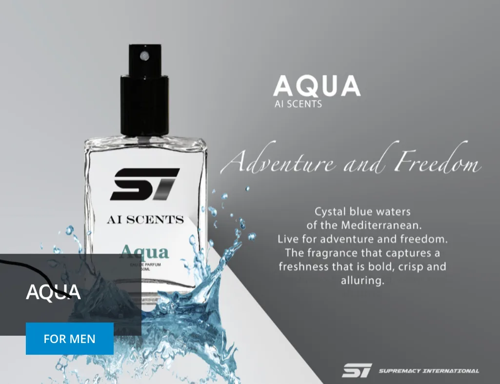 Ai Scents Aqua fragrance visual for men
