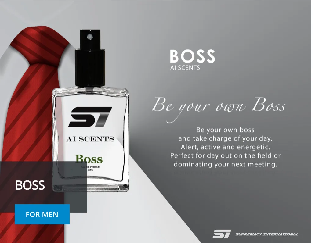 Ai Scents Boss fragrance visual for men