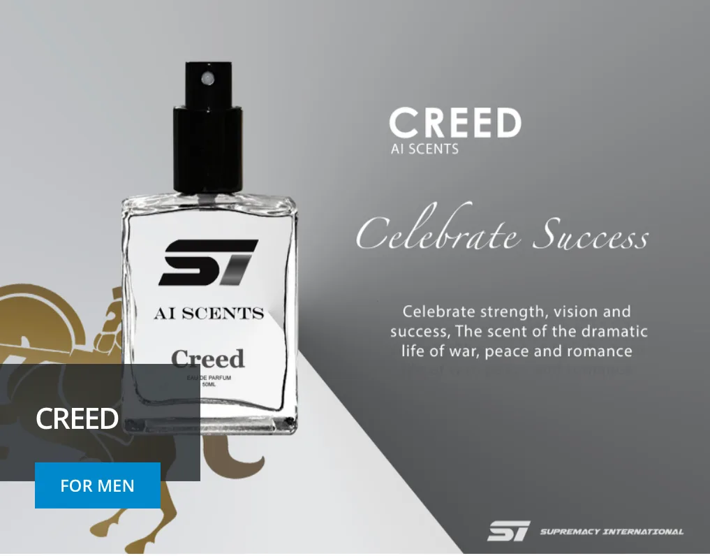Ai Scents Creed fragrance visual for men